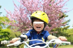 2歳6ヵ月の記録　自転車デビュー！