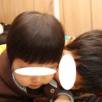 3歳5ヵ月/0歳9か月の記録　1人スイミング開始！